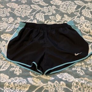 Nike Dri Fit Shorts with Light Blue Trim